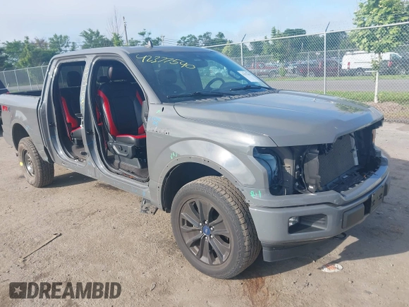 2020 Ford F-150 XL with VIN 1FTEW1E45LFC01030, listed as a IAAI auction lot 42377590 with 65,349 mi miles and . Bid and sale history available at DreamBid. Image 1.