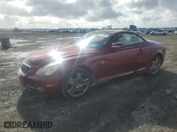 2006 Lexus SC 430 z VIN JTHFN48Y469000311, wystawiony jako Copart lot #45413615 z przebiegiem 155 357 mil mil oraz Szkoda całkowita • Salvage title. Historia ofert i sprzedaży dostępna na DreamBid. Obrazek 1.