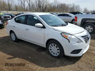 2019 Nissan Versa SV with VIN 3N1CN7AP0KL851937, listed as a Copart auction lot 54154575 with 67,344 mi miles and Salvage title. Bid and sale history available at DreamBid. Image 4.