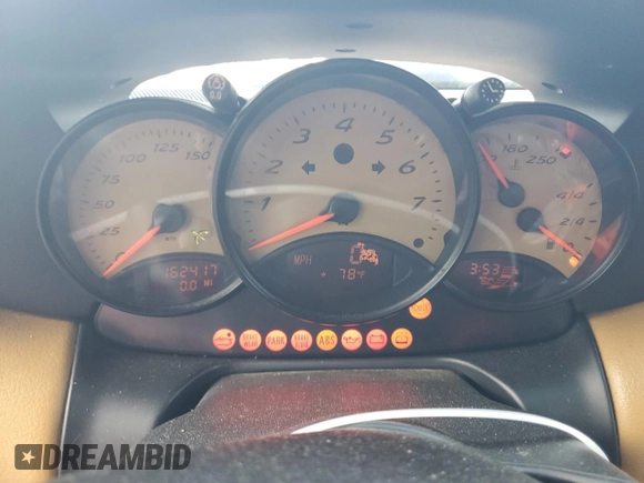 2000 Porsche Boxster with VIN WP0CA2983YU628198, listed as a Copart auction lot 64008695 with 162,417 mi miles and Clean title. Bid and sale history available at DreamBid. Image 9.
