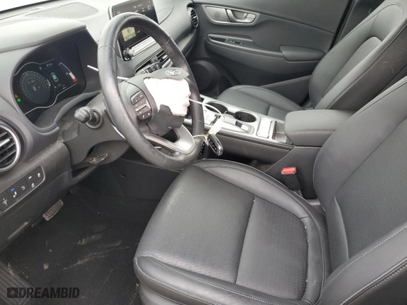 2021 Hyundai Kona Electric Ultimate with VIN KM8K53AG6MU128275, listed as a Copart auction lot 46831303 with 4,688 mi miles. Bid and sale history available at carsss.com. Image 7.