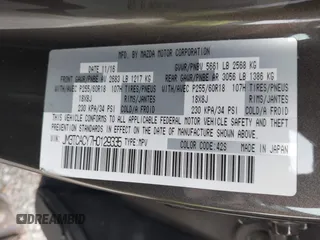 2017 Mazda CX-9 Touring z VIN JM3TCACY7H0129335, wystawiony jako IAAI lot #42289926 z przebiegiem 60 425 mil mil oraz . Historia ofert i sprzedaży dostępna na DreamBid. Obrazek 9.