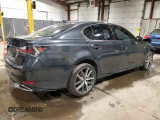 2018 Lexus GS with VIN JTHCZ1BL8JA009006, listed as a Copart auction lot 46248035 with 65,214 mi miles and Salvage Title. Bid and sale history available at carsss.com. Image 3.
