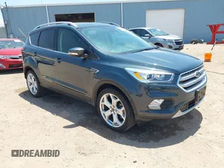 2019 Ford Escape Titanium with VIN 1FMCU9J92KUB56244, listed as a IAAI auction lot 42553011 with 37,201 mi miles and . Bid and sale history available at DreamBid. Image 1.