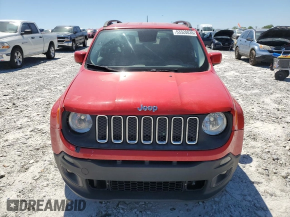 2016 Jeep Renegade Latitude z VIN ZACCJABT4GPC49204, wystawiony jako Copart lot #53320035 z przebiegiem 142 521 mil mil oraz Szkoda całkowita • Salvage title. Historia ofert i sprzedaży dostępna na DreamBid. Obrazek 5.