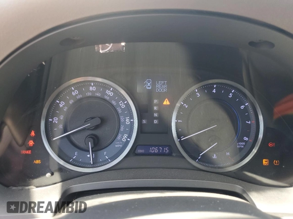 2011 Lexus IS 250 with VIN JTHBF5C2XB5132253, listed as a Copart auction lot 55254745 with 106,715 mi miles and Clean Title. Bid and sale history available at DreamBid. Image 9.