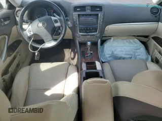 2012 Lexus IS 250 with VIN JTHBF5C21C5166406, listed as a Copart auction lot 55521305 with 123,708 mi miles and Salvage title. Bid and sale history available at DreamBid. Image 8.