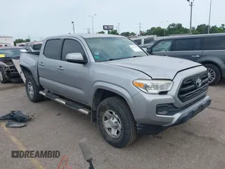 2017 Toyota Tacoma SR with VIN 5TFAX5GN6HX083614, listed as a IAAI auction lot 42314254 with 104,407 mi miles and . Bid and sale history available at DreamBid. Image 1.