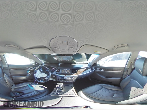 2019 Genesis G80 3.8L with VIN KMHGN4JE8KU295955, listed as a Copart auction lot 80874734 with 48,309 mi miles and Salvage title. Bid and sale history available at DreamBid. Image 11.
