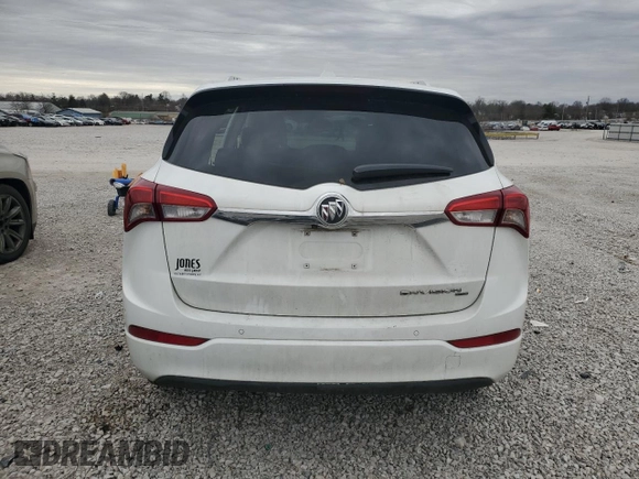 2020 Buick Envision Essence with VIN LRBFX2SA0LD199795, listed as a Copart auction lot 47567885 with 63,738 mi miles and Salvage Title. Bid and sale history available at DreamBid. Image 6.