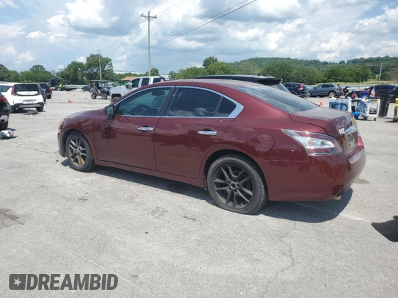 2013 Nissan Maxima SV with VIN 1N4AA5APXDC818680, listed as a Copart auction lot 65037325 with 213,015 mi miles and Clean title. Bid and sale history available at DreamBid. Image 2.