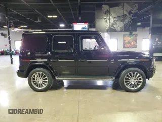 2021 Mercedes-Benz G 550 with VIN W1NYC6BJ1MX418396, listed as a Copart auction lot 83761414 with 25,151 mi miles and Salvage Title. Bid and sale history available at carsss.com. Image 1.
