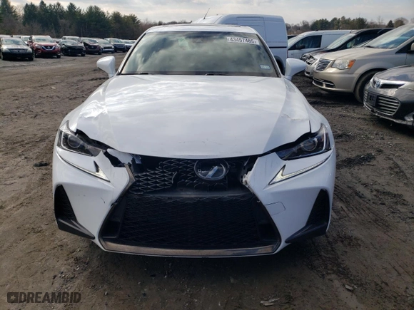 2020 Lexus IS with VIN JTHGA1D26L5101059, listed as a Copart auction lot 43457485 with 85,172 mi miles and Salvage Title. Bid and sale history available at carsss.com. Image 5.