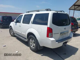 2007 Nissan Pathfinder SE with VIN 5N1AR18U17C626216, listed as a IAAI auction lot 42680663 with 167,255 mi miles and . Bid and sale history available at DreamBid. Image 3.