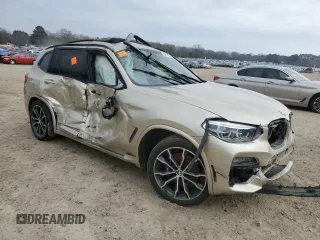 2021 BMW X3 M40i with VIN 5UXTY9C09M9E61321, listed as a Copart auction lot 44116045 with 0 mi miles and Salvage Title. Bid and sale history available at carsss.com. Image 4.