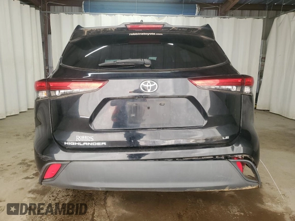 2021 Toyota Highlander L with VIN 5TDZZRAH8MS521752, listed as a Copart auction lot 86486854 with 77,367 mi miles and Clean title. Bid and sale history available at DreamBid. Image 6.