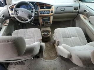 2002 Toyota Sienna LE with VIN 4T3ZF13C62U431734, listed as a Copart auction lot 52845395 with 189,088 mi miles and Salvage Title. Bid and sale history available at carsss.com. Image 8.