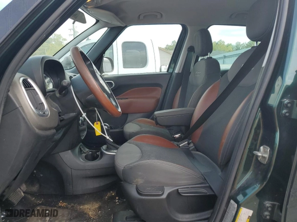 2014 FIAT 500L Trekking with VIN ZFBCFADH0EZ023382, listed as a Copart auction lot 70666344 with 126,097 mi miles and Salvage Title. Bid and sale history available at carsss.com. Image 7.
