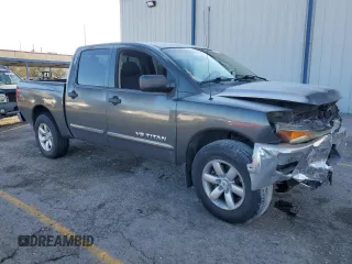 2008 Nissan Titan XE with VIN 1N6AA07D18N308560, listed as a Copart auction lot 45697055 with 173,070 mi miles and Salvage Title. Bid and sale history available at carsss.com. Image 4.