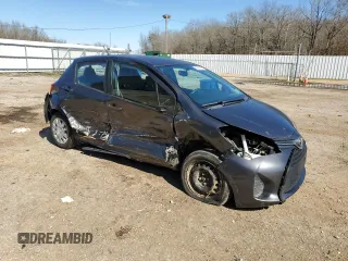 2015 Toyota Yaris L with VIN VNKKTUD36FA042758, listed as a Copart auction lot 45581635 with 112,941 mi miles and Salvage Title. Bid and sale history available at DreamBid. Image 4.