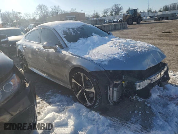 2017 Audi RS 7 Prestige z VIN WUAWAAFC8HN903853, wystawiony jako Copart lot #86112964 z przebiegiem 57 313 mil mil oraz Szkody całkowita. Historia ofert i sprzedaży dostępna na DreamBid. Obrazek 4.