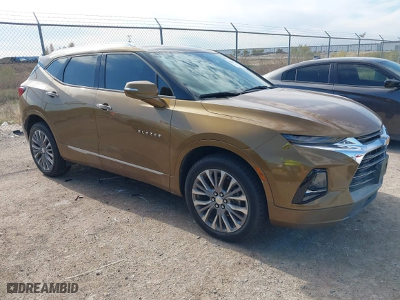 2019 Chevrolet Blazer Premier with VIN 3GNKBFRS5KS703610, listed as a IAAI auction lot 40857704 with 30,779 mi miles. Bid and sale history available at carsss.com. Image 1.