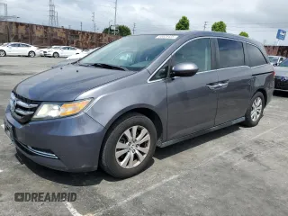 2016 Honda Odyssey EX with VIN 5FNRL5H47GB019997, listed as a Copart auction lot 55628435 with 85,296 mi miles and Clean Title. Bid and sale history available at carsss.com. Image 1.