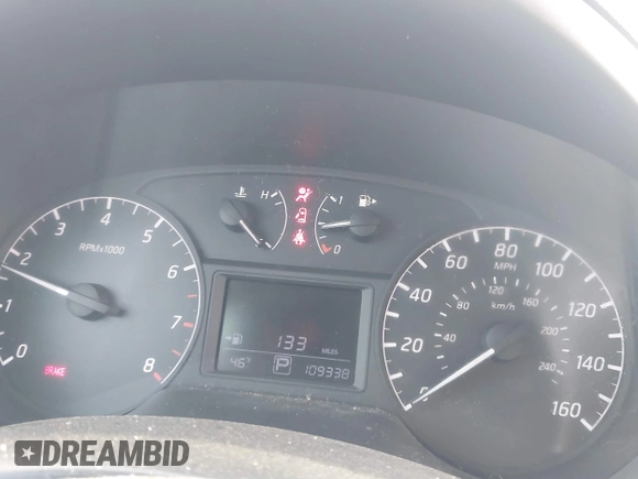 2017 Nissan Sentra S with VIN 3N1AB7AP7HY383989, listed as a IAAI auction lot 38243886 with 109,338 mi miles. Bid and sale history available at carsss.com. Image 7.