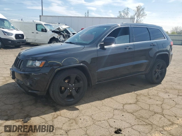 2014 Jeep Grand Cherokee Laredo with VIN 1C4RJFAG4EC486790, listed as a Copart auction lot 55314735 with 143,096 mi miles and Salvage Title. Bid and sale history available at DreamBid. Image 1.