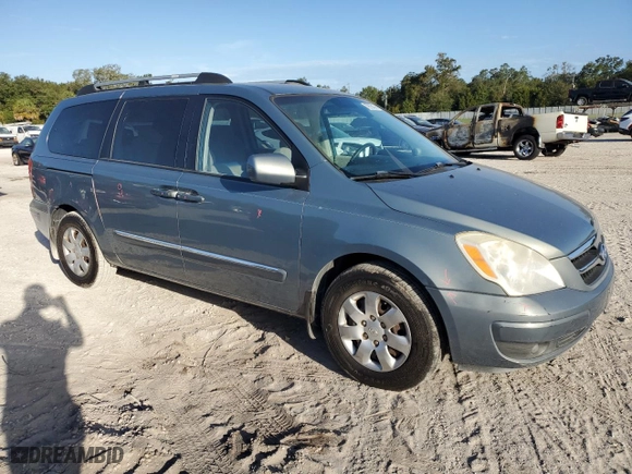 2008 Hyundai Entourage GLS with VIN KNDMC233386052970, listed as a Copart auction lot 79975424 with 217,836 mi miles and Salvage Title. Bid and sale history available at carsss.com. Image 4.