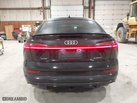 2021 Audi e-tron Sportback S line Premium with VIN WA11AAGE7MB037141, listed as a IAAI auction lot 41787822 with 31,834 mi miles. Bid and sale history available at carsss.com. Image 16.