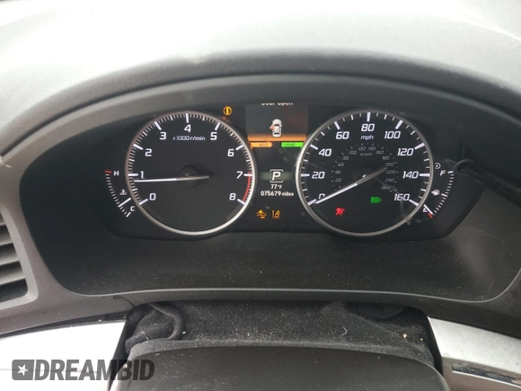 2019 Acura ILX Premium with VIN 19UDE2F79KA012116, listed as a Copart auction lot 57766085 with 75,679 mi miles and Salvage title. Bid and sale history available at DreamBid. Image 9.