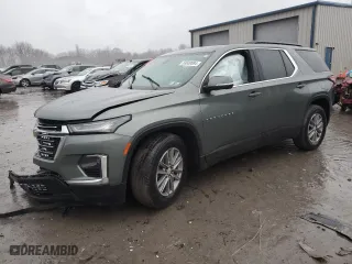 2022 Chevrolet Traverse LT Leather with VIN 1GNEVHKW4NJ177926, listed as a Copart auction lot 83600084 with 0 mi miles and Salvage Title. Bid and sale history available at carsss.com. Image 1.