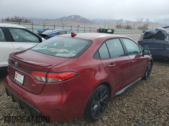 2024 Toyota Corolla SE with VIN 5YFS4MCE2RP171590, listed as a Copart auction lot 47874055 with 12,027 mi miles and Clean Title. Bid and sale history available at DreamBid. Image 3.