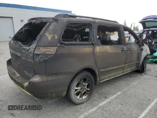 2005 Toyota Sienna XLE with VIN 5TDBA22C05S048417, listed as a Copart auction lot 58529365 with Not provided miles and Salvage title. Bid and sale history available at DreamBid. Image 3.
