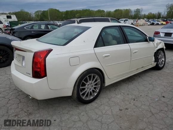 2007 Cadillac CTS with VIN 1G6DP577970107638, listed as a Copart auction lot 50127504 with 122,708 mi miles and Salvage Title. Bid and sale history available at carsss.com. Image 3.