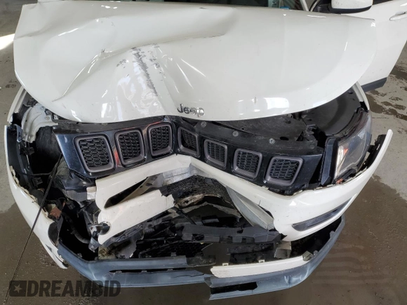 2018 Jeep Compass Altitude with VIN 3C4NJDBB4JT270491, listed as a Copart auction lot 84531584 with Not Provided miles and Salvage Title. Bid and sale history available at carsss.com. Image 12.