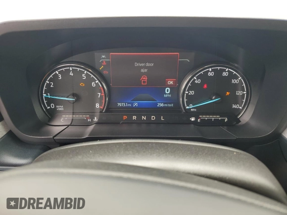 2023 Ford Maverick XL with VIN 3FTTW8F93PRA24562, listed as a Copart auction lot 62538725 with 7,973 mi miles and Salvage title. Bid and sale history available at DreamBid. Image 9.