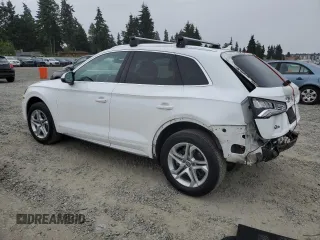2018 Audi Q5 Premium Plus with VIN WA1BNAFY7J2182695, listed as a Copart auction lot 63840165 with 88,142 mi miles and Salvage title. Bid and sale history available at DreamBid. Image 2.