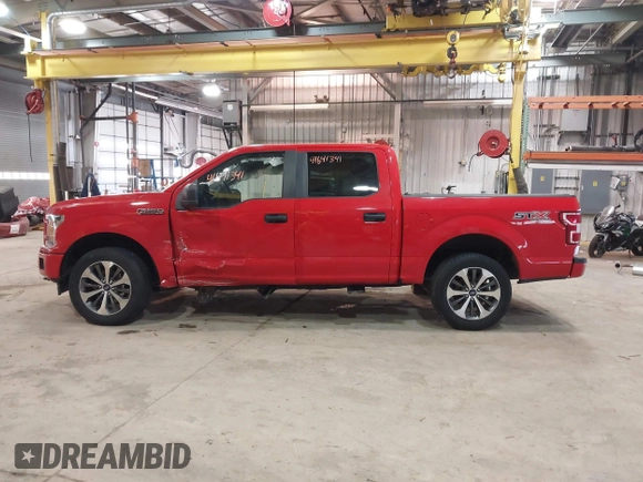 2019 Ford F-150 XL with VIN 1FTEW1EP8KFC25296, listed as a IAAI auction lot 41641341 with 68,091 mi miles. Bid and sale history available at carsss.com. Image 15.