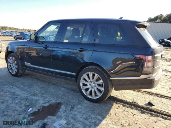 2016 Land Rover Range Rover Supercharged with VIN SALGS2EFXGA296109, listed as a Copart auction lot 45457845 with 132,406 mi miles and Salvage Title. Bid and sale history available at carsss.com. Image 2.