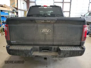 2024 Ford F-150 XLT with VIN 1FTEW3LPXRKD90654, listed as a Copart auction lot 48787155 with 25,677 mi miles and Salvage Title. Bid and sale history available at carsss.com. Image 6.