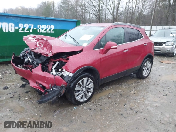 2019 Buick Encore Preferred with VIN KL4CJESBXKB839709, listed as a IAAI auction lot 41473778 with 87,383 mi miles and . Bid and sale history available at DreamBid. Image 18.