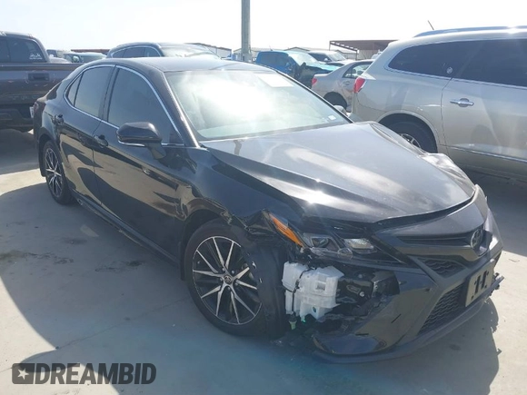 2023 Toyota Camry SE with VIN 4T1T11AK0PU828662, listed as a IAAI auction lot 41741230 with 16,681 mi miles. Bid and sale history available at carsss.com. Image 1.