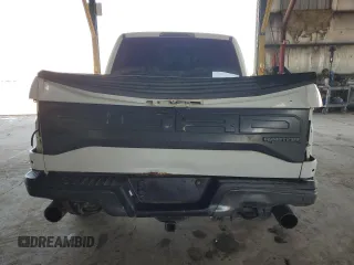 2017 Ford F-150 Raptor with VIN 1FTFW1RG6HFB54428, listed as a Copart auction lot 81089124 with 46,227 mi miles and Salvage Title. Bid and sale history available at carsss.com. Image 6.