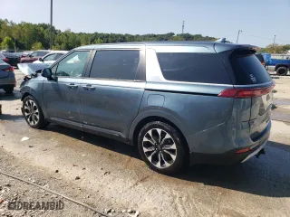 2023 Kia Carnival EX with VIN KNDNC5H39P6296782, listed as a Copart auction lot 68432114 with 27,887 mi miles and Salvage Title. Bid and sale history available at carsss.com. Image 2.