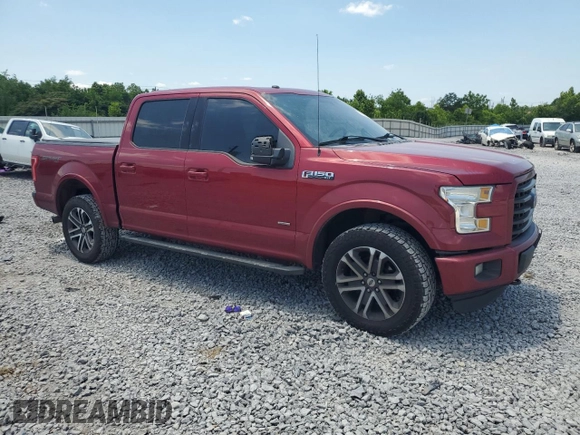 2016 Ford F-150 XLT with VIN 1FTEW1EG3GFC58231, listed as a Copart auction lot 57956055 with 132,975 mi miles and Salvage title. Bid and sale history available at DreamBid. Image 4.