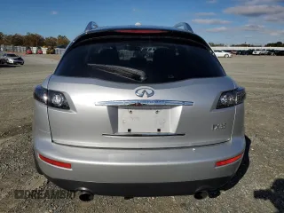 2007 Infiniti FX35 with VIN JNRAS08W37X206213, listed as a Copart auction lot 80970684 with 60,942 mi miles and Salvage Title. Bid and sale history available at carsss.com. Image 6.