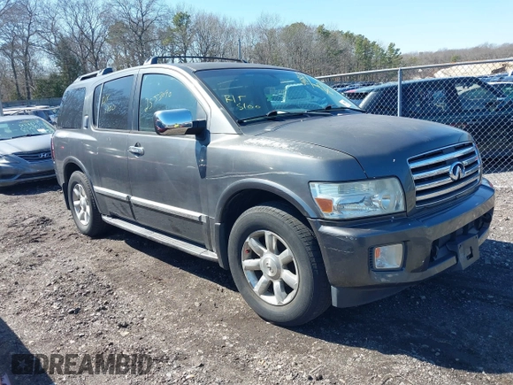 2006 Infiniti QX56 with VIN 5N3AA08C66N808917, listed as a IAAI auction lot 41886573 with Not Provided miles and . Bid and sale history available at DreamBid. Image 1.