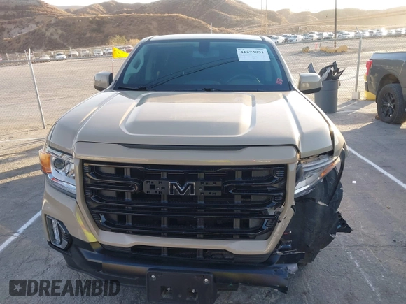 2022 GMC Canyon 2WD Elevation with VIN 1GTG5CEN6N1253637, listed as a IAAI auction lot 41273051 with 27,493 mi miles. Bid and sale history available at carsss.com. Image 12.